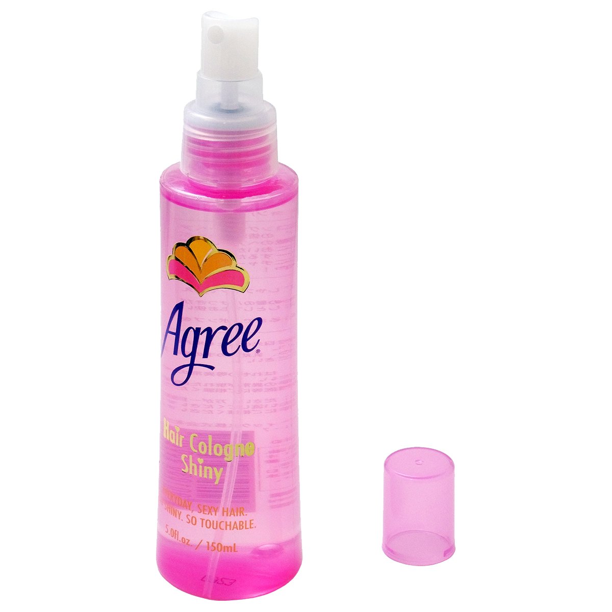 Agree Fragrance Hair Cologne Shiny, Woody Musk Scented Hair Lotion Mist with Jojoba Oil, Honey and Silk, 150 mL