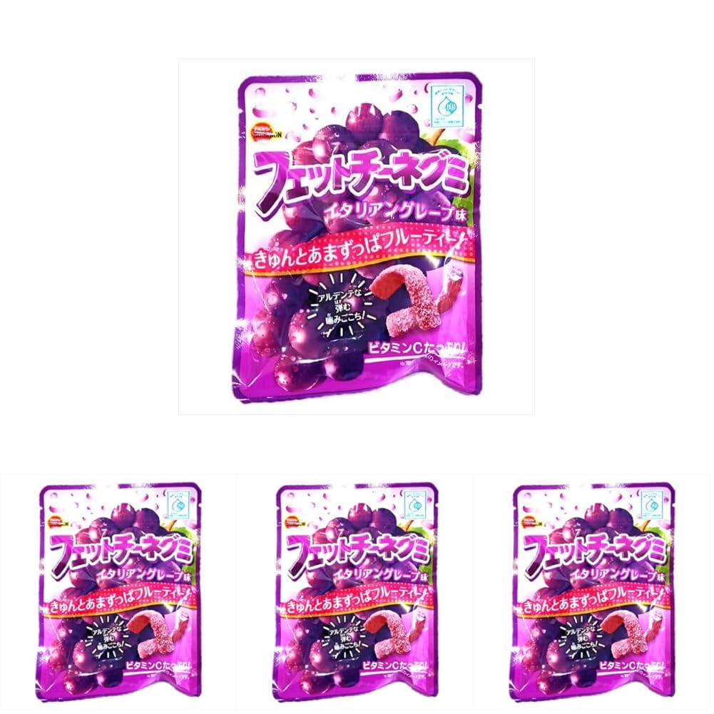 Fettuccine Gummy, Italian Grape Flavor, 50 g Bag