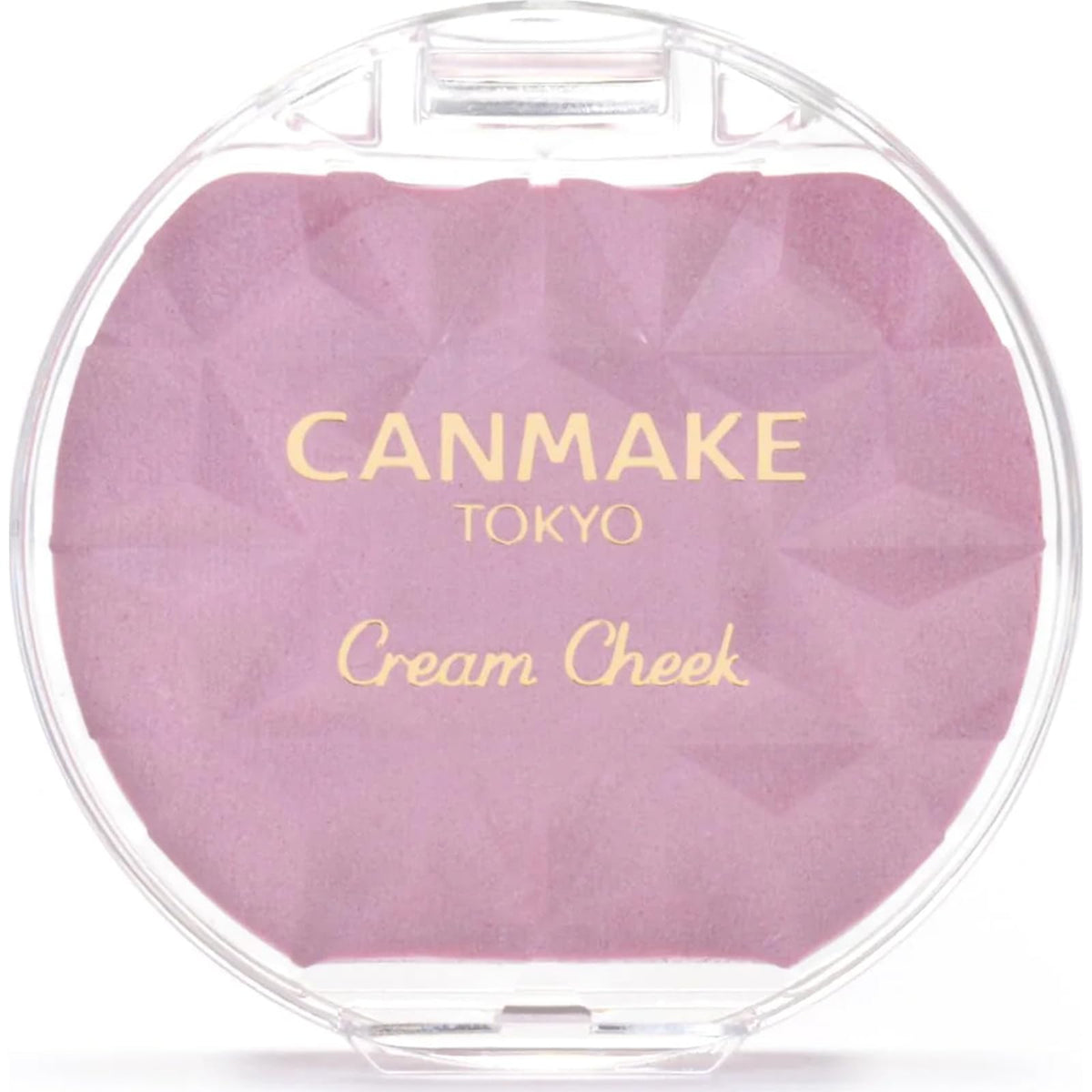 Canmake Cream Cheek Pearl Type, Glossy High-Pearl Cream Blush That Resists Water and Sweat