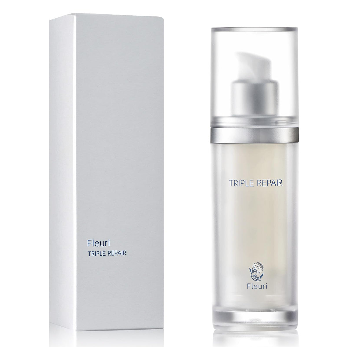 Triple Repair Serum, Hybrid Serum with Five Oligopeptide Skin Factors, Vitamin C Derivative APPS, 19 Amino Acids, Hyaluronic Acid and Collagen for Dry Skin Lacking Firmness, Fragrance-Free, Ten Additive-Free Points, 30 mL
