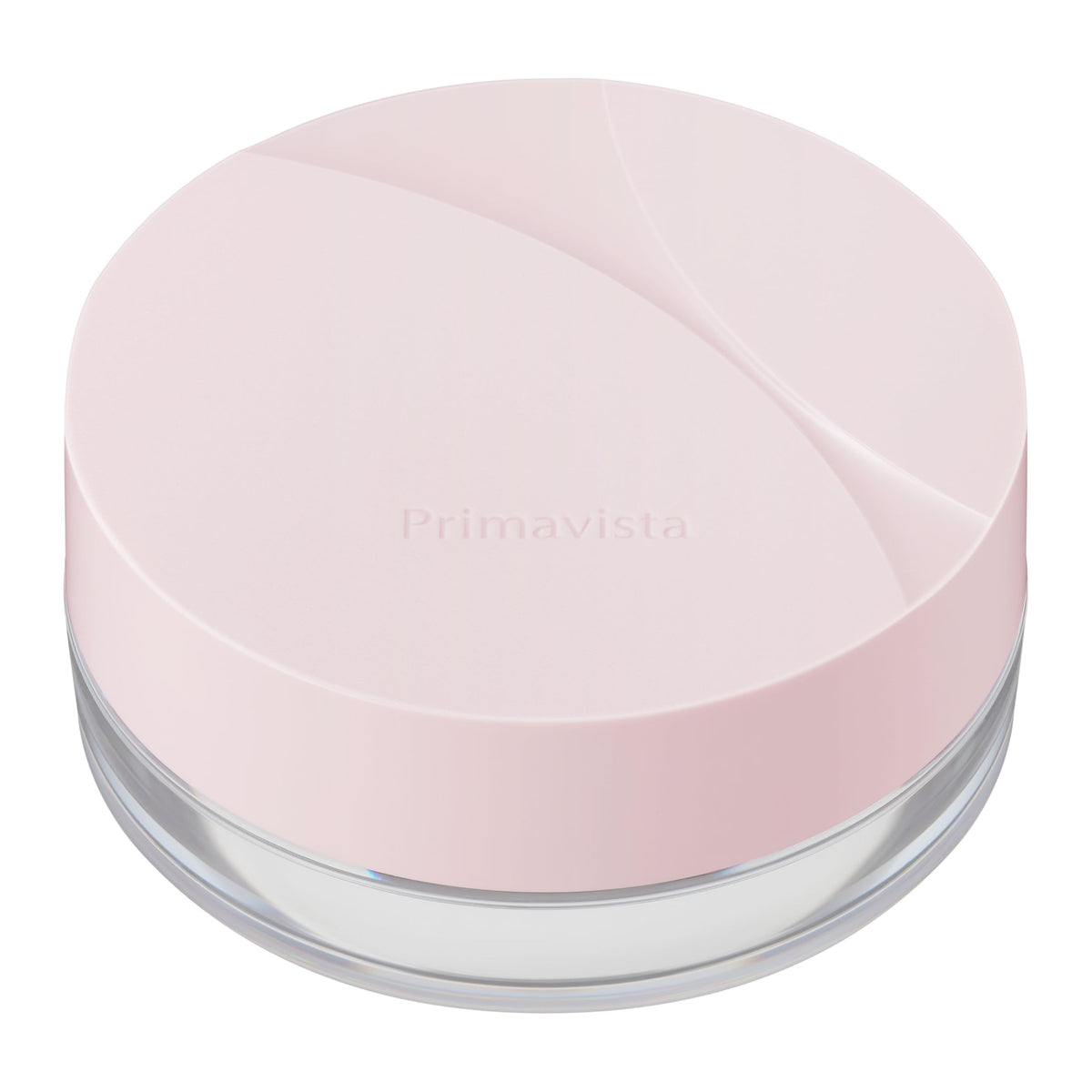 Primavista Loose Face Powder Case with Puff, Pink Empty Jar for Primavista Loose Powder Refills