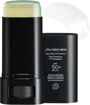 Shiseido Men Clear Stick UV Protector SPF50+ PA++++, Very Water-Resistant Transparent Sunscreen Stick for Face and Body, 20 g