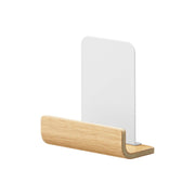 Yamazaki Rin Talisman Stand Single, Table-Top Stand That Holds One Shrine Talisman Upright on a Shelf in a Home Without a Wall Shrine, Slot W10.5 x D3 cm, 10.5 x 5 x 11 cm and 95 g, Natural