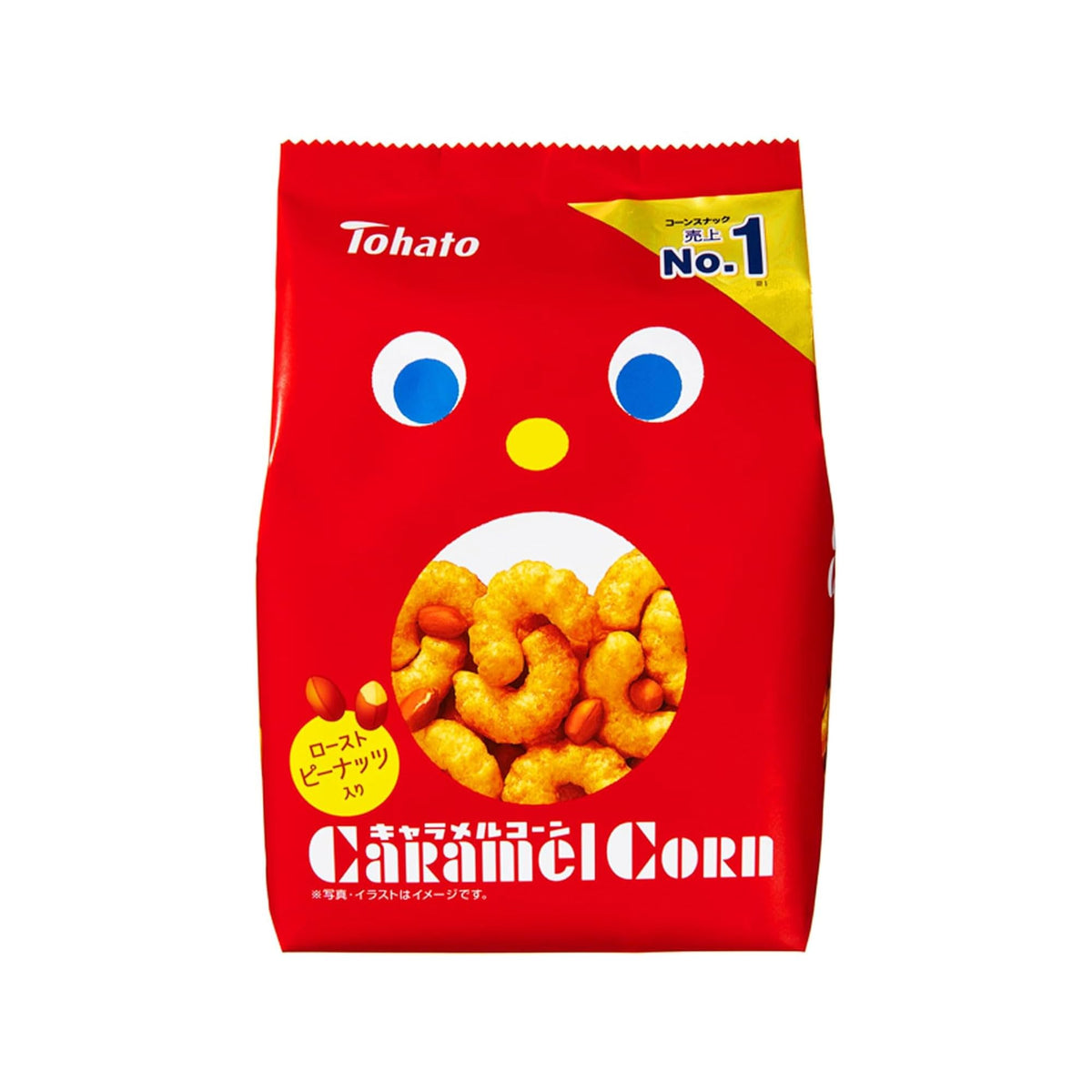 Tohato Caramel Corn Peanut Snack, 70 g