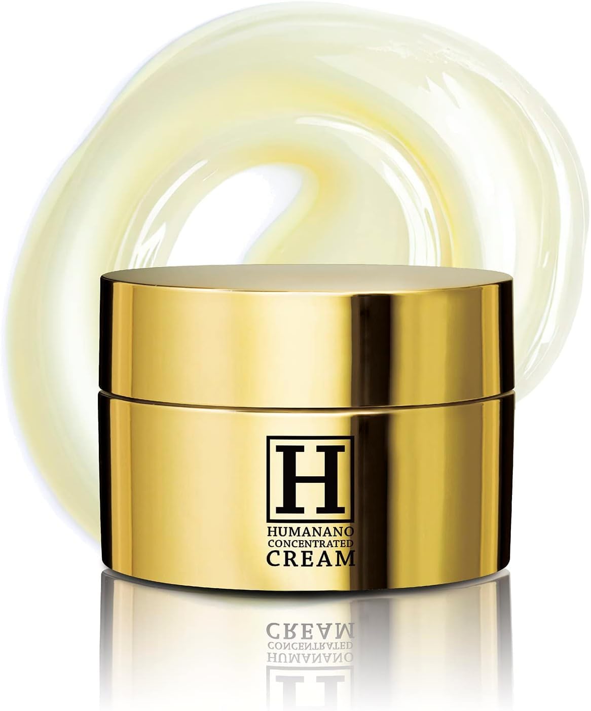 Humanano Placen Concentrate Face Cream with Human-Type Peptides, Pentapeptide-37 and Oryzanol, Fragrance-Free, 8 g or 50 g Jar