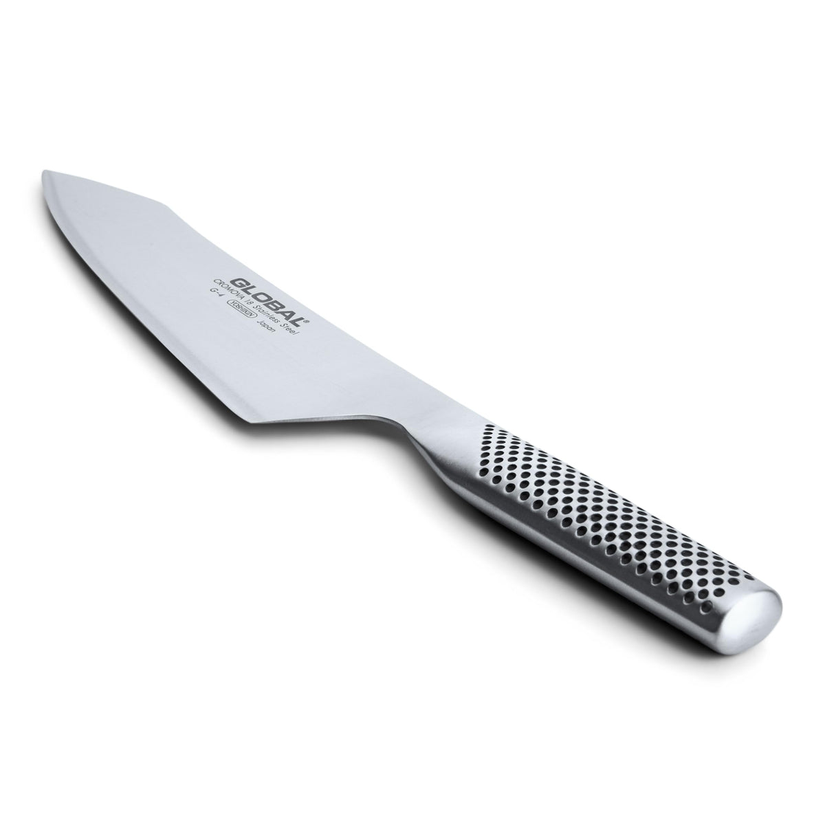 Global G-4 Oriental Cook's (Bunka) Knife 18 cm, One-Piece CROMOVA 18 Steel