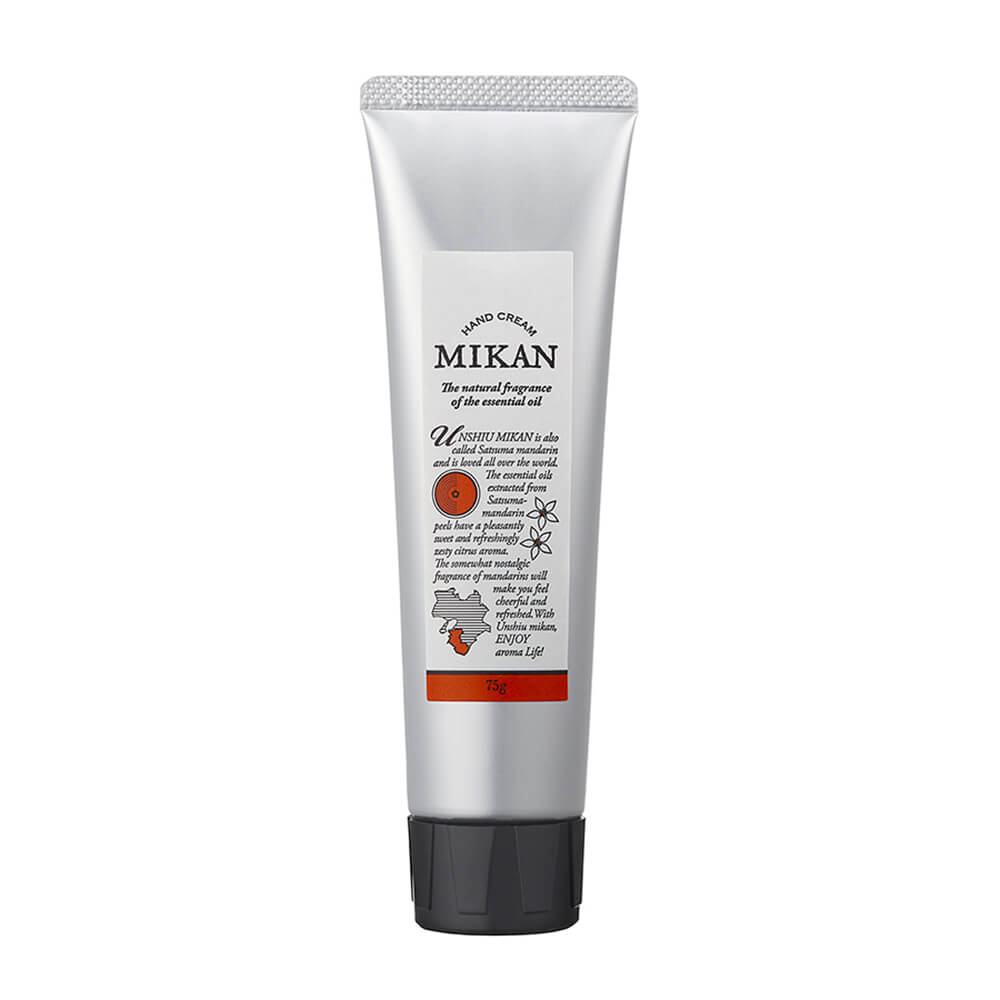 Japanese Citrus and Lavender Hand Cream, 75 g Tube with Shea Butter and Olive Oil, Essential-Oil Scents in 6 Types, Made in Japan