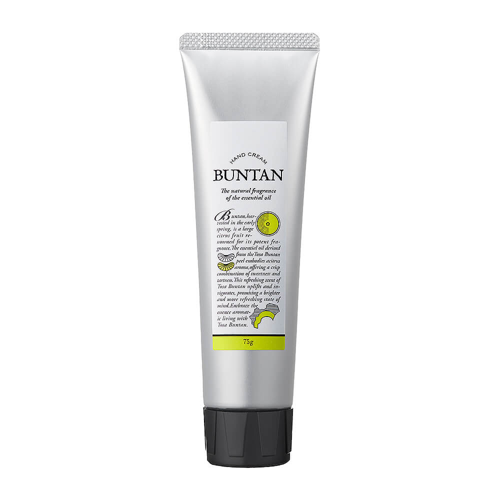 Japanese Citrus and Lavender Hand Cream, 75 g Tube with Shea Butter and Olive Oil, Essential-Oil Scents in 6 Types, Made in Japan