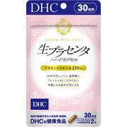Fresh Placenta Hard Capsules, 250 mg Placenta Extract Powder with Lactic Acid Bacteria and Yeast, 60 Capsules for 30 Days