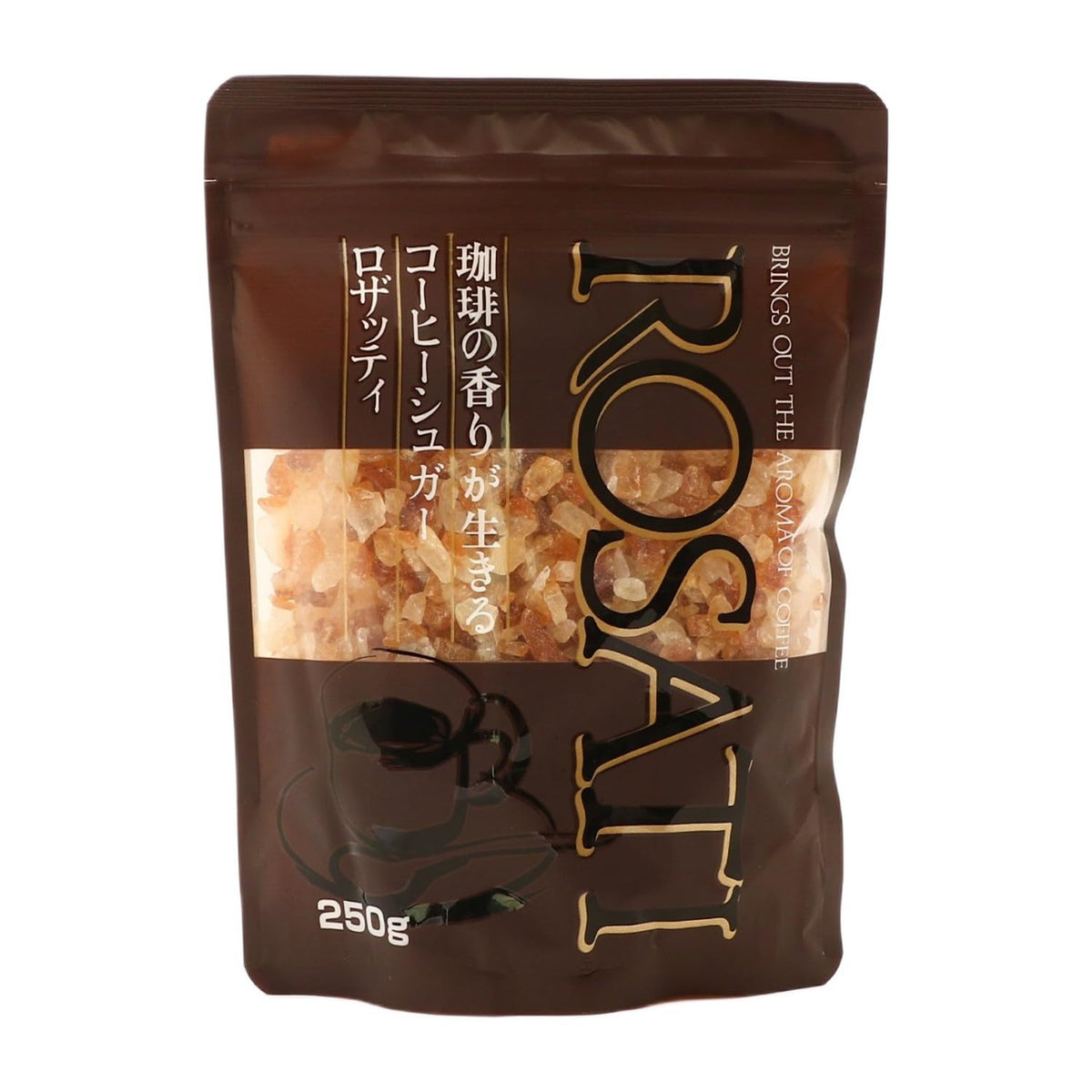 Rosati Coffee Sugar, 250 g Bag Of Brown Crystal Sugar For Coffee