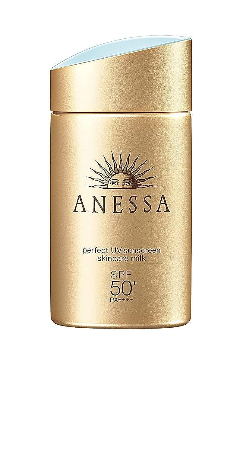 Anessa Perfect UV Sunscreen Skincare Milk SPF50+ PA++++, Face and Body Sunscreen, 60mL
