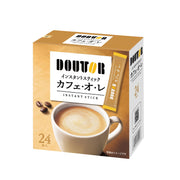 Doutor Coffee Instant Stick Cafe au Lait, 24 Sticks, Coffee Blended With Rich Milk