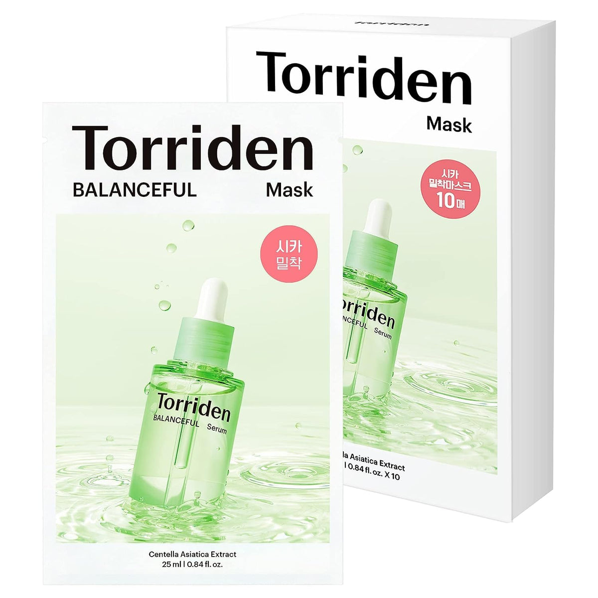 Torriden Balanceful Cica Mask — Centella Sheet Masks 10 x 25 mL