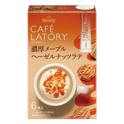 AGF Blendy Cafe Latory Rich Maple Hazelnut Latte Instant Stick Coffee, 6 Sticks