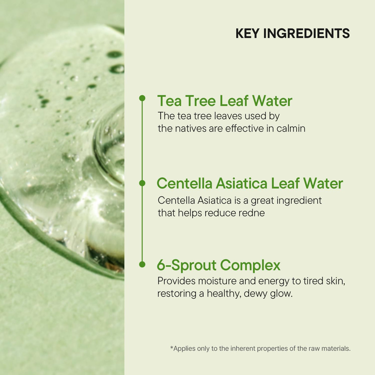iUNIK Tea Tree Relief Serum, Tea Tree Leaf Water and Centella Calming Serum for Oily, Troubled and Sensitive Skin, 50 mL