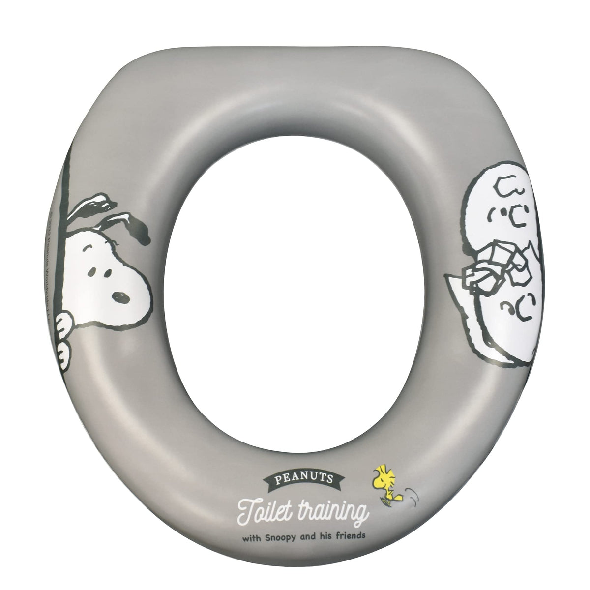 Eiwa Soft Auxiliary Toilet Seat for Toilet Training, Cushioned, Washable, No Handles, 285 x 270 mm and 244 g, Ages 1.5 to 6, in Nine Character Designs