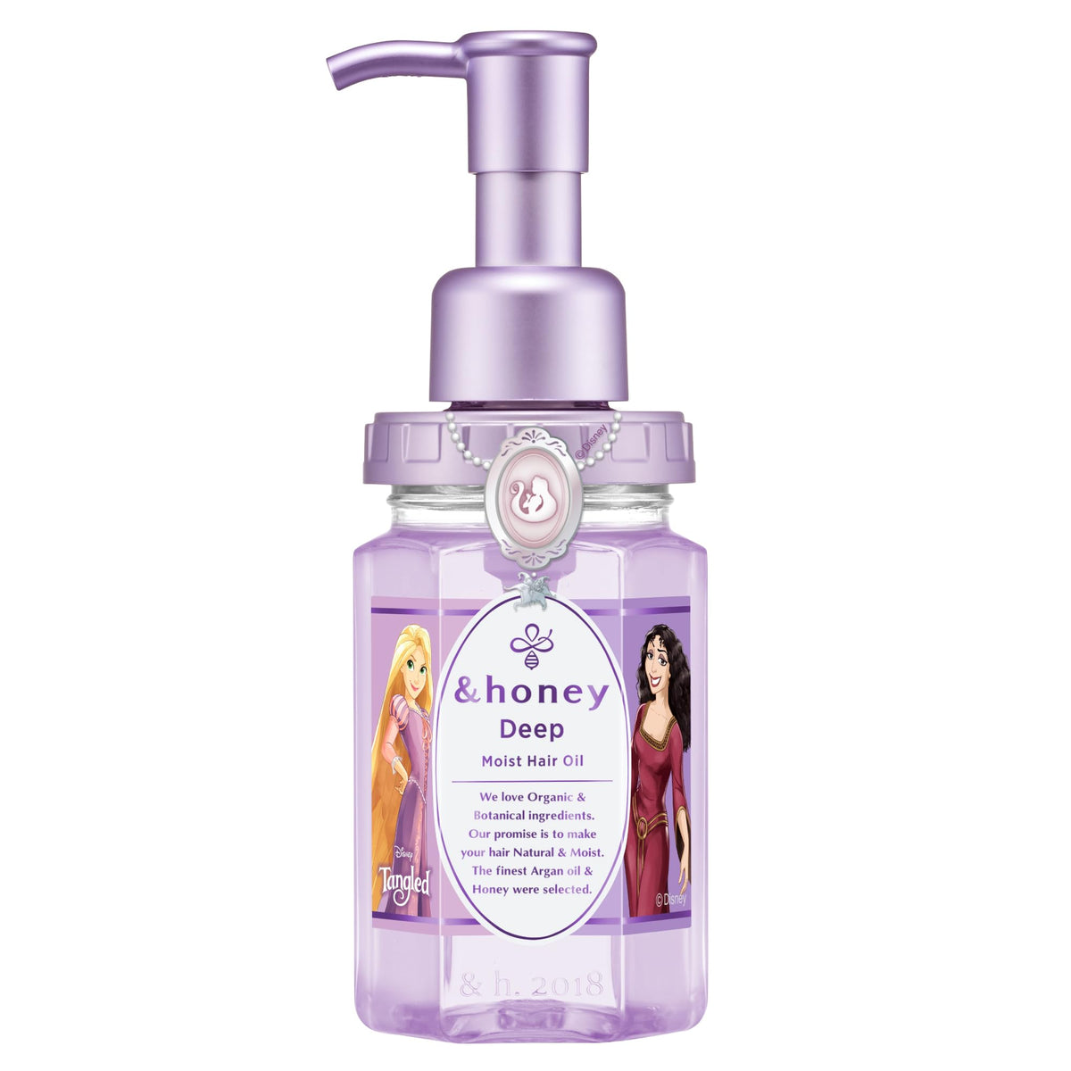 &honey Deep Moist Hair Oil 100 ml, Disney Rapunzel x Gothel Limited Design (Fantasy Fleur Honey)