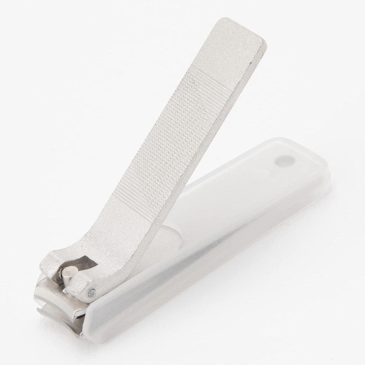 MUJI Steel Nail Clipper, Small, with Polypropylene Cover, Made in Japan