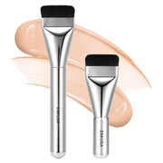 ZAKUSA Ultra‑Thin Flat Brush – Precise Streak‑Free Coverage