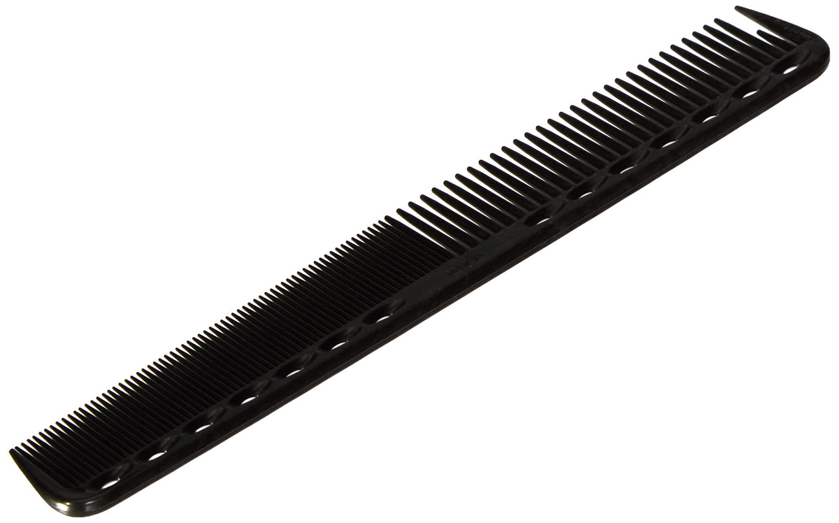 Y.S. Park YS-339 Fine-Cutting-Comb Carbon-Black Fine-Wide-Teeth Parting-Tip