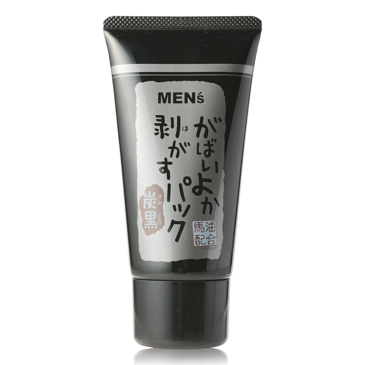 Gabaiyoka Men's Peel-Off Pack with Charcoal, Moroccan Clay and Horse Oil, Menthol Cooling Face and Nose Pore Pack, 90 g
