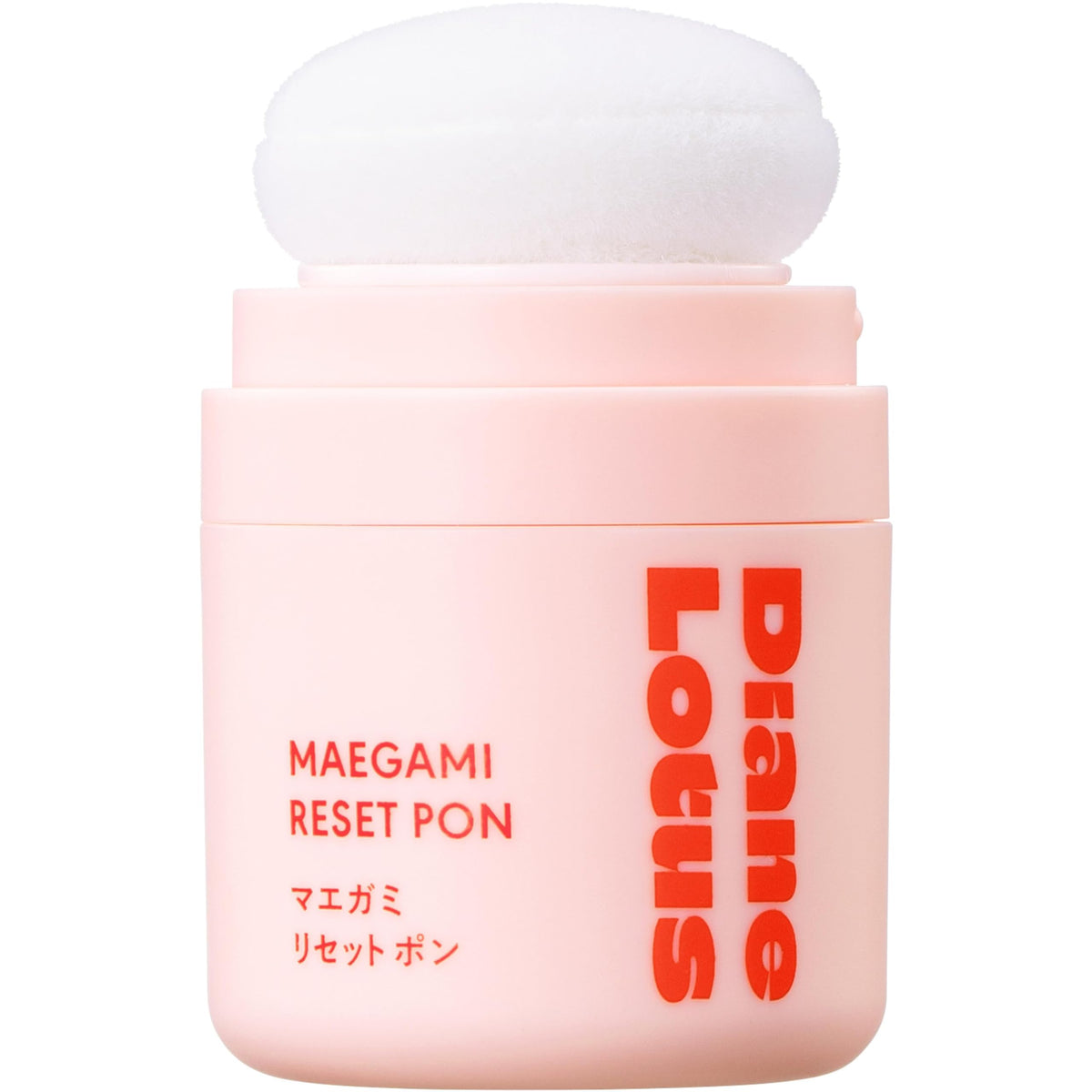 Bangs Reset Pon, Pocket Bangs Refresh Powder with a Puff for Oily, Flat Bangs and Sticky Hairline, Humid-Day Frizz and Scalp Odour Masking, Squalane, Jojoba and Plant Extracts, 5 g