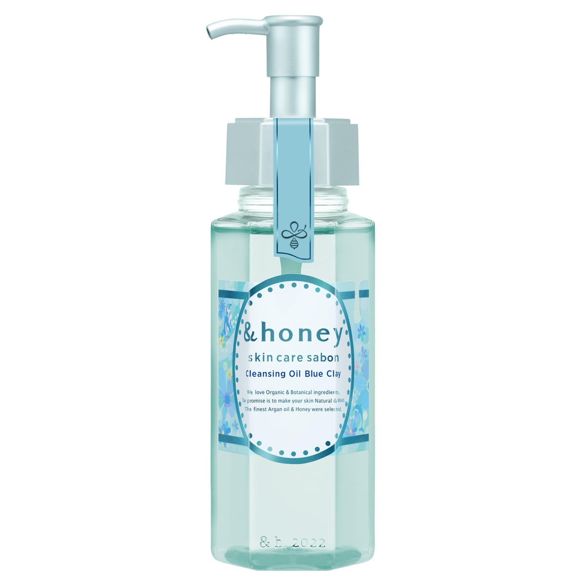 &honey Skin Care Sabon Cleansing Oil Blue Clay 180 ml, Emerald Blue Honey Scent