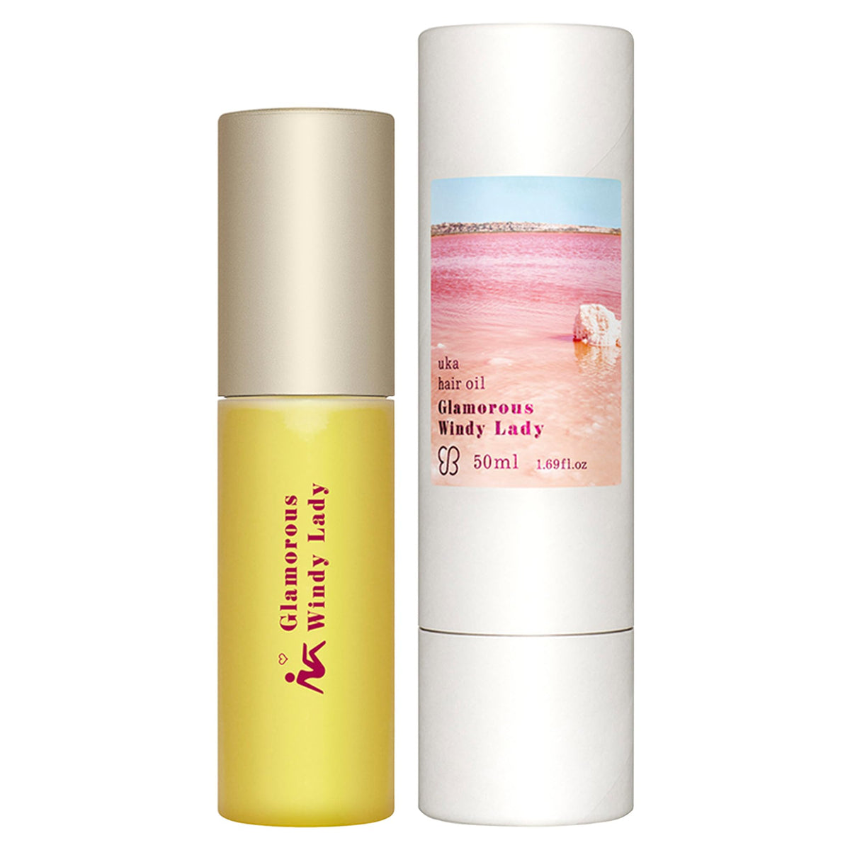 uka Hair Oil, Rainy Walk, Windy Lady, Glamorous Windy Lady or Girls on the Beach, Damage Care Hair Oil, 50 ml