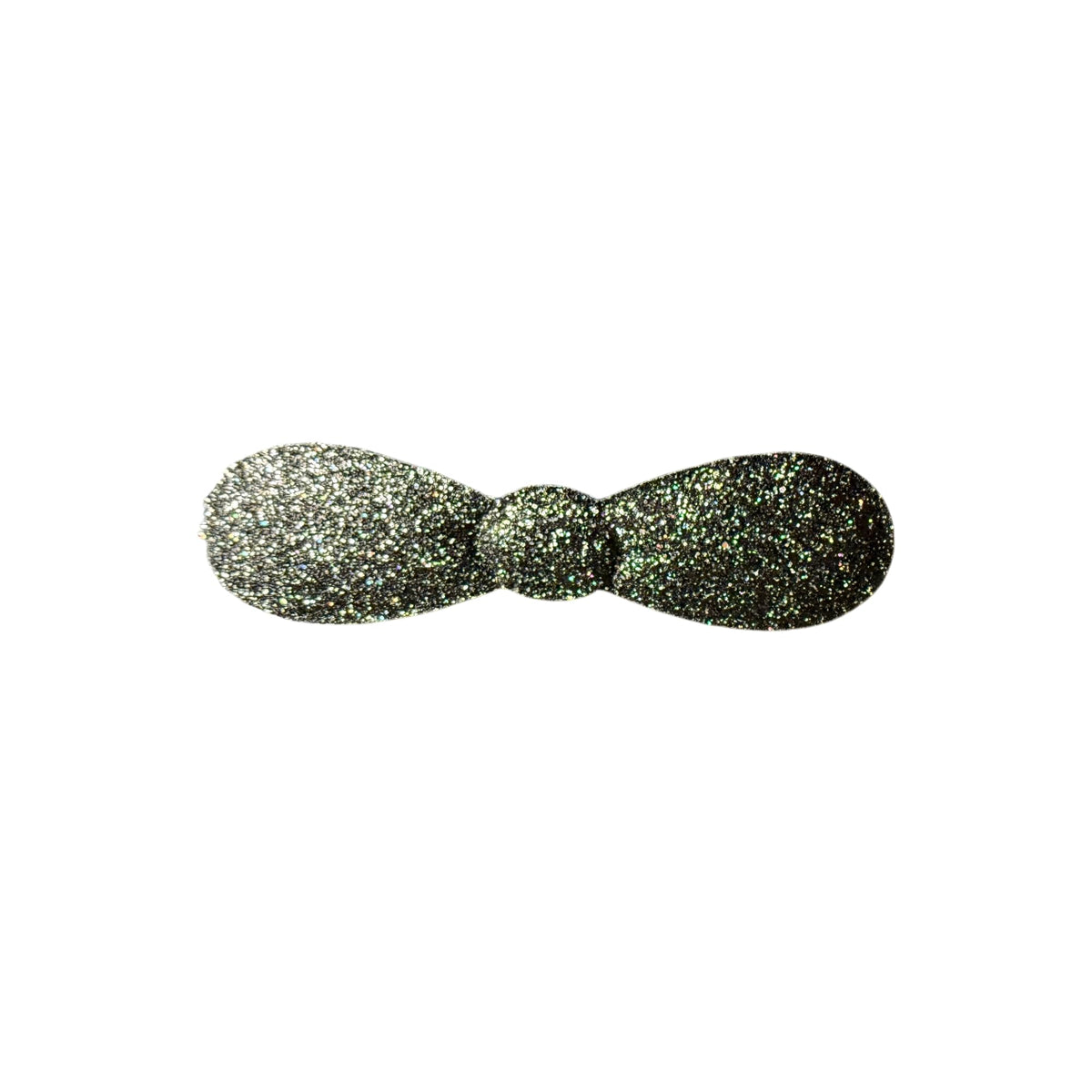 Glitter Plain-Color No-Crease Hair Clip for Bangs, Made in Japan, Ribbons, Cross, Hearts, Five-Point Shapes and Rectangles