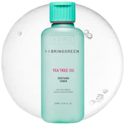 BRING GREEN Tea Tree Cica Soothing Toner, Water-Type Cooling Toner with Five Tea Tree Ingredients and Centella, 250 mL