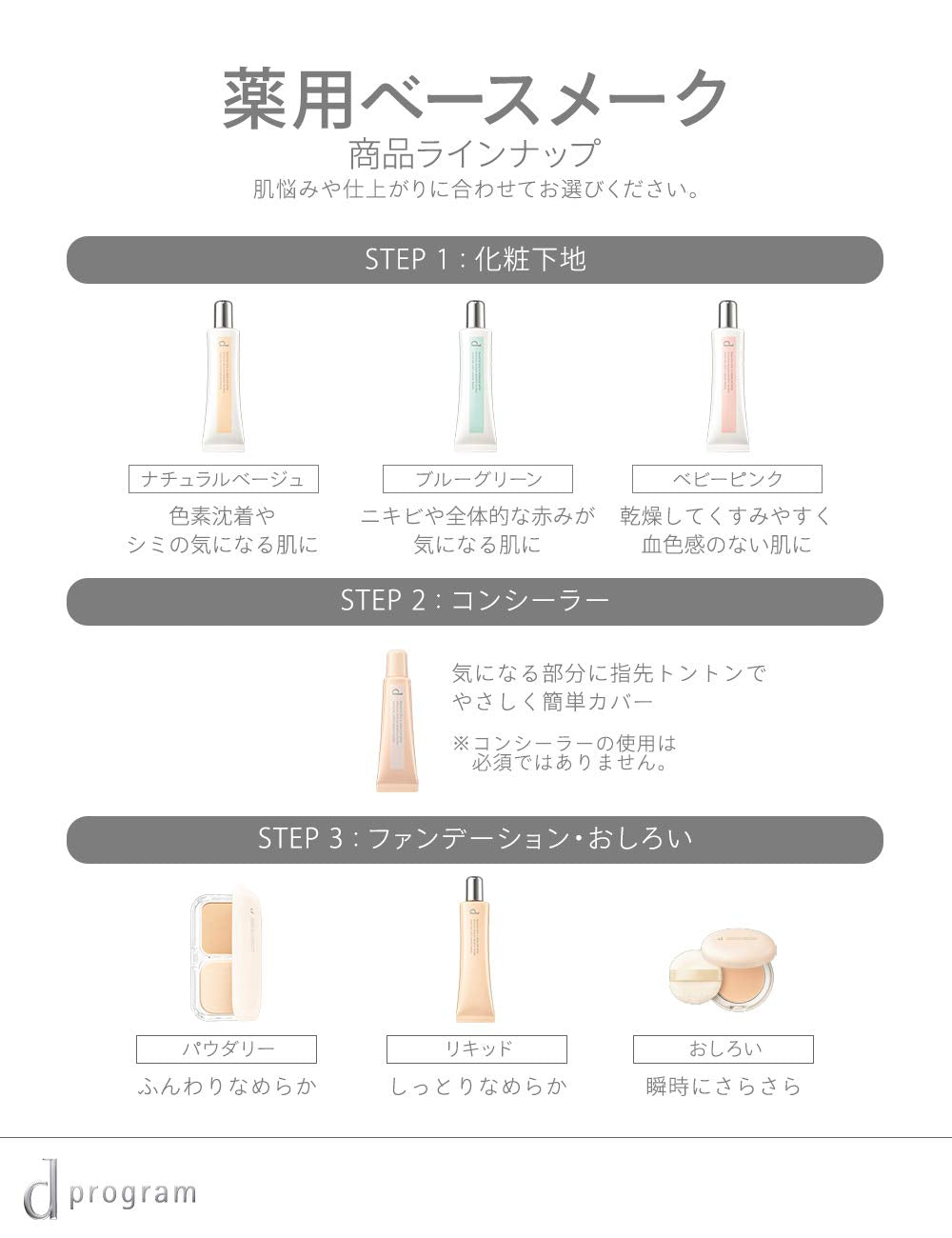 Shiseido d program Powdery Foundation Case S