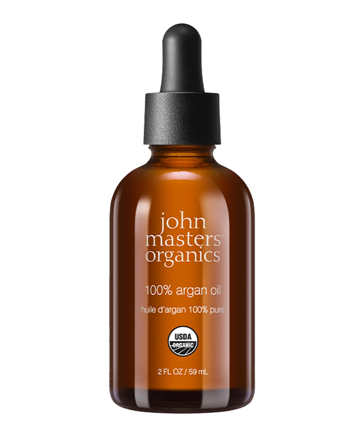 John Masters Organics 100% Argan Oil, USDA Organic Hair, Scalp and Skin Oil, 59 mL