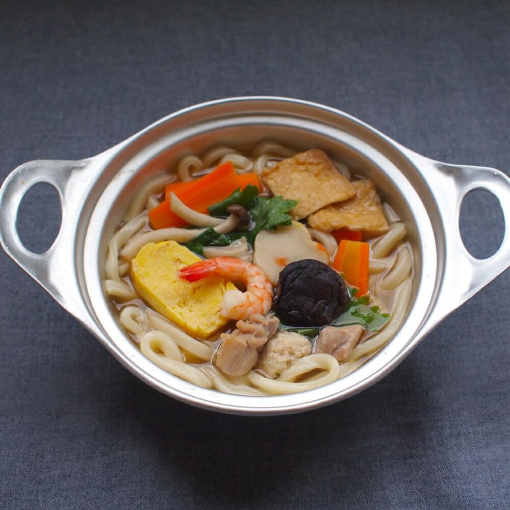 Daiya-jirushi Uncoated Aluminium Yosenabe One-Person Pot — 125g