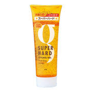 MANDOM Hold Gel Super Hard 230 g, Water-Based Oil-Free Hair Styling Gel with Flexible Polymer for Strong All-Day Hold, 1 or 2 Tubes, Made in Japan