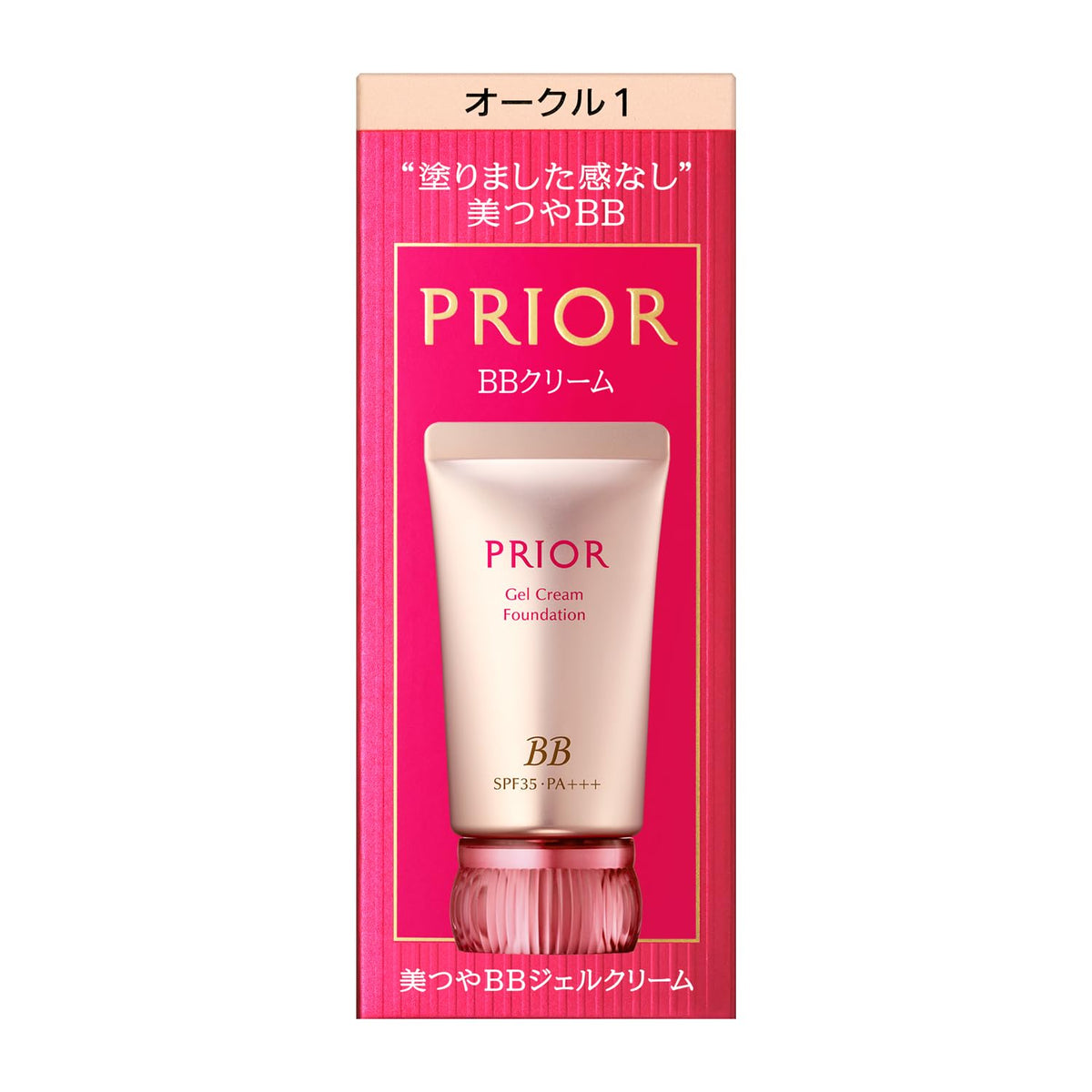PRIOR Gel Cream Foundation BB — Bare-Skin BB Gel Cream SPF35 PA+++, 30g, 4 Shades
