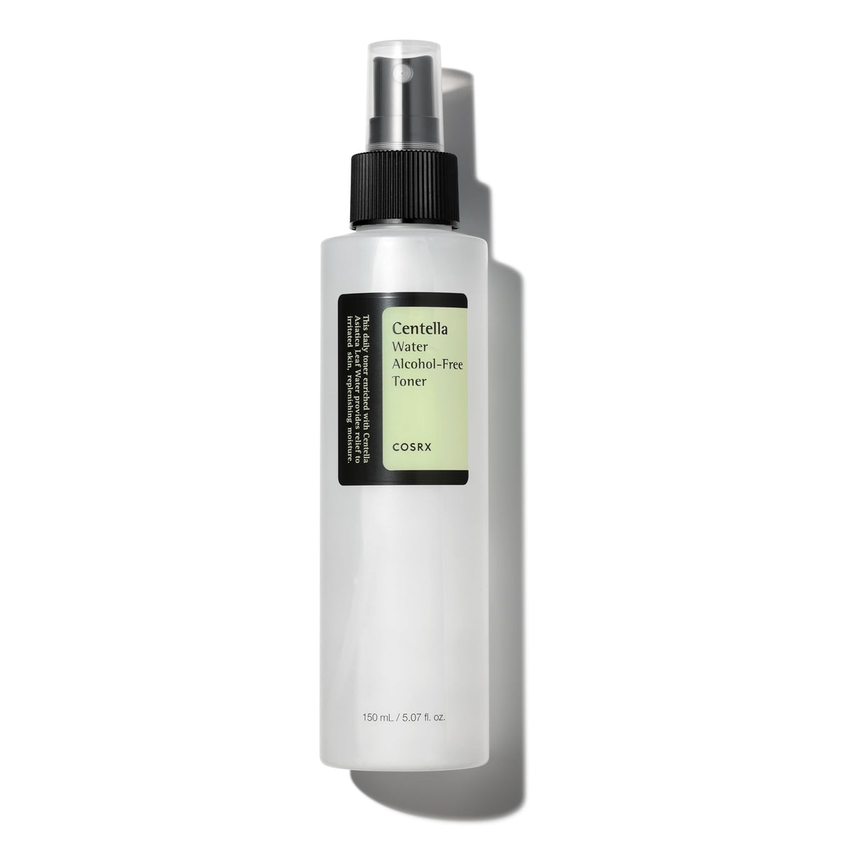 COSRX Centella Water Alcohol-Free Toner, Spray Toner with 10% Centella Asiatica Leaf Water and Jeju Mineral Water for Redness and Dryness, 150 mL
