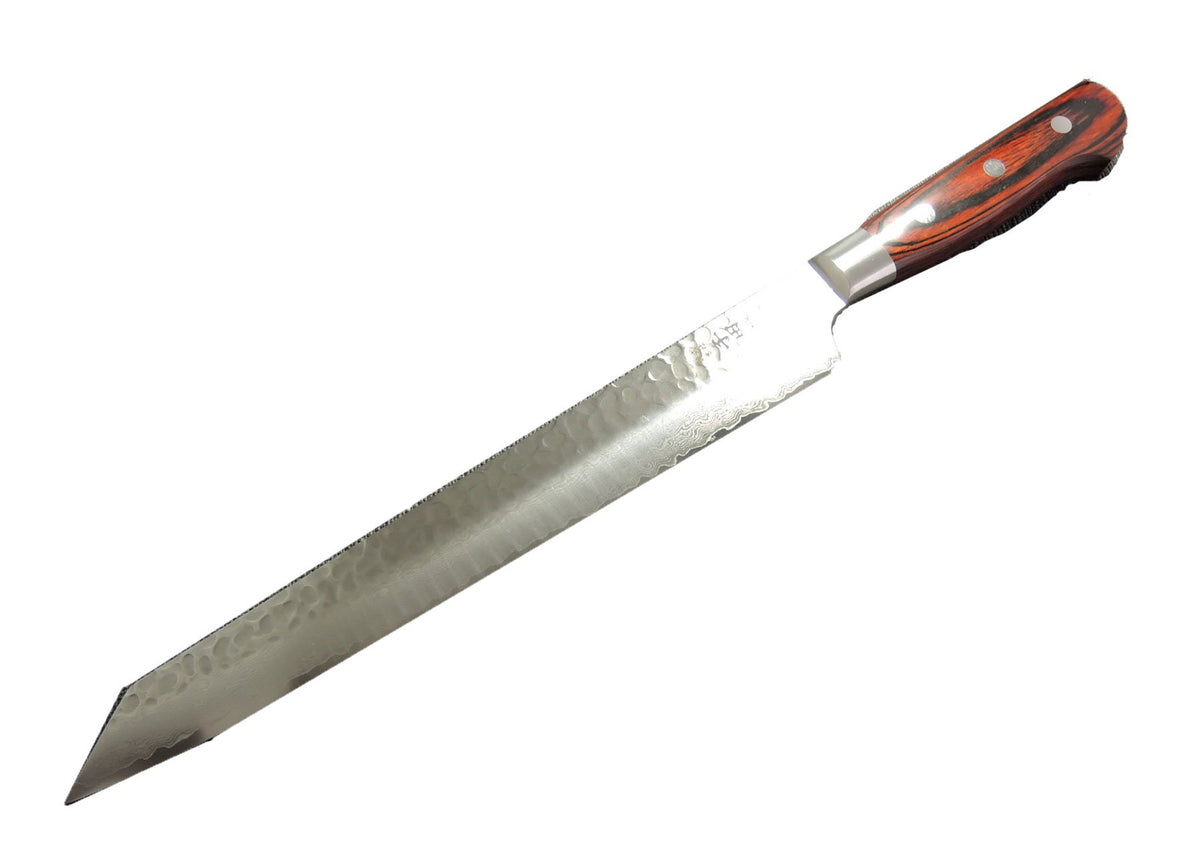 Sakai Takayuki Hammered Damascus Yanagiba 270mm