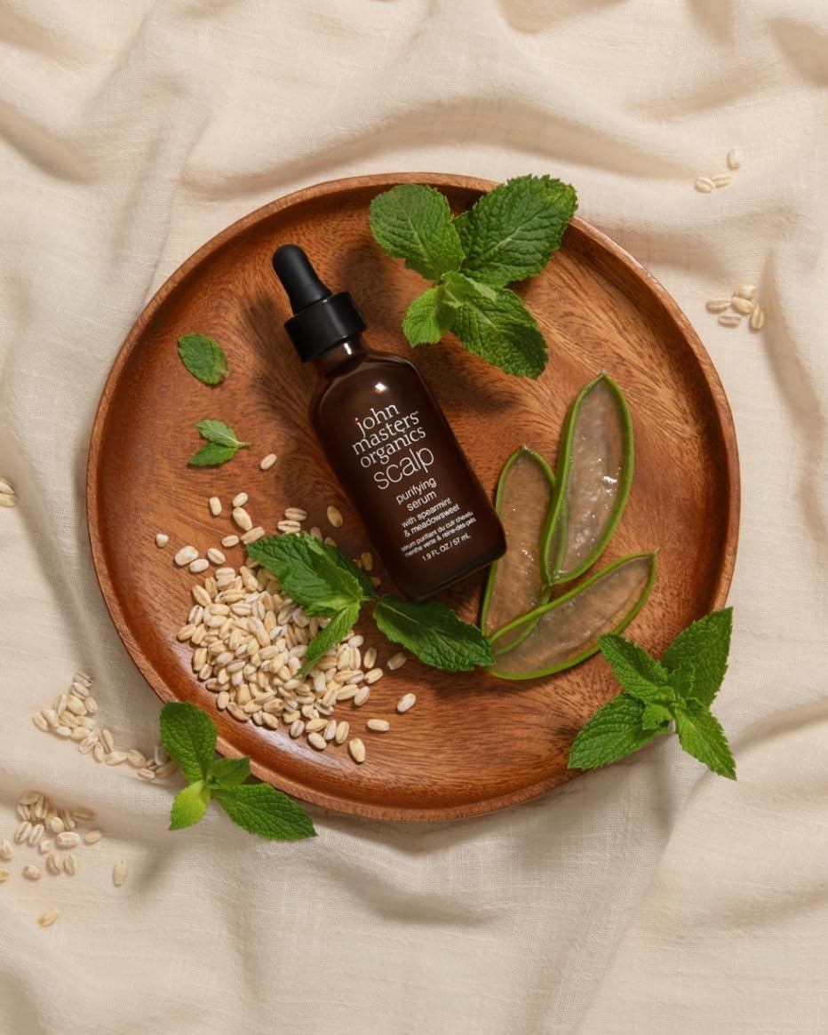 John Masters Organics Scalp Purifying Serum with Spearmint and Meadowsweet, 57 mL