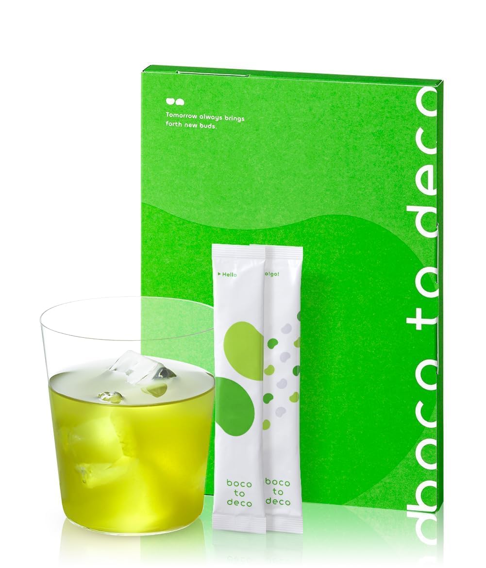 【Official】boco to deco (Tube Type) Green Juice Powder - Ashitaba - Drinkable by Children - Supports Those Who Dislike Vegetables or Have Picky Eating Habits - Dietary Fiber - Additive-Free