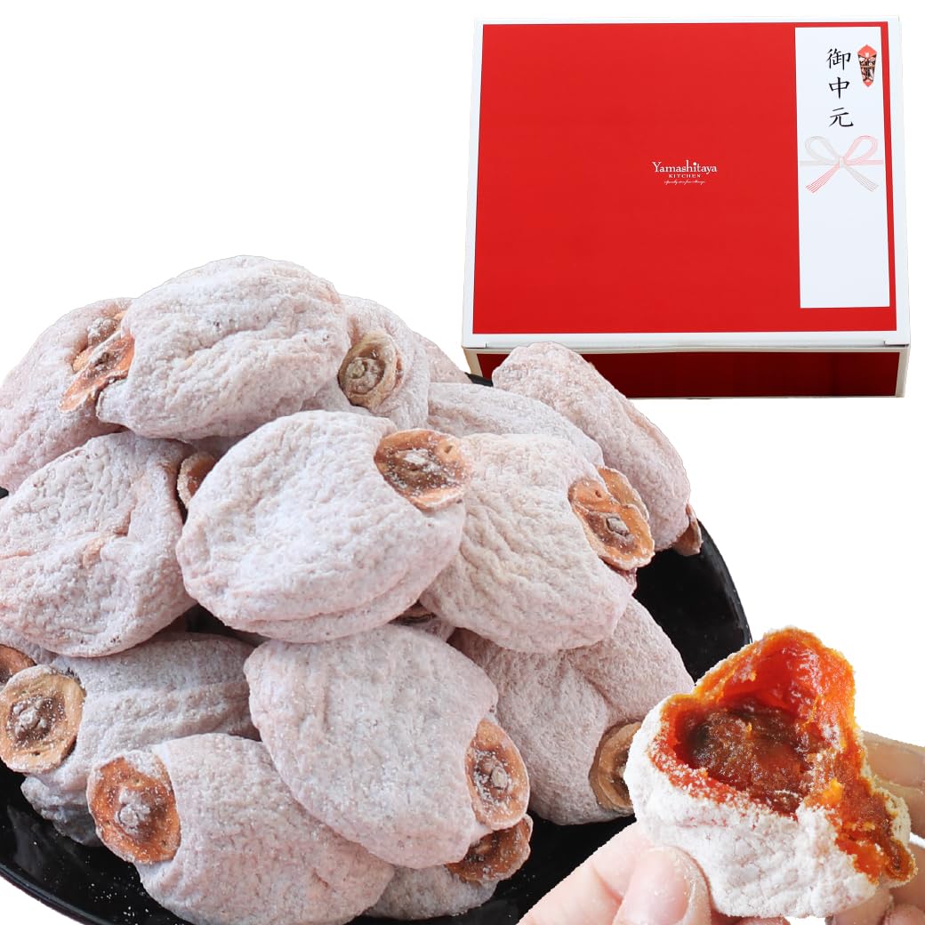 Yamashitaya Sosuke New Ichida Persimmon, 28.2 oz (800 g) x 2 Bags, Dried Persimmon (For Home Use/Value Pack/Nagano-produced), Made in Japan, Specialty Japanese Sweets, Persimmon, Dried Fruits
