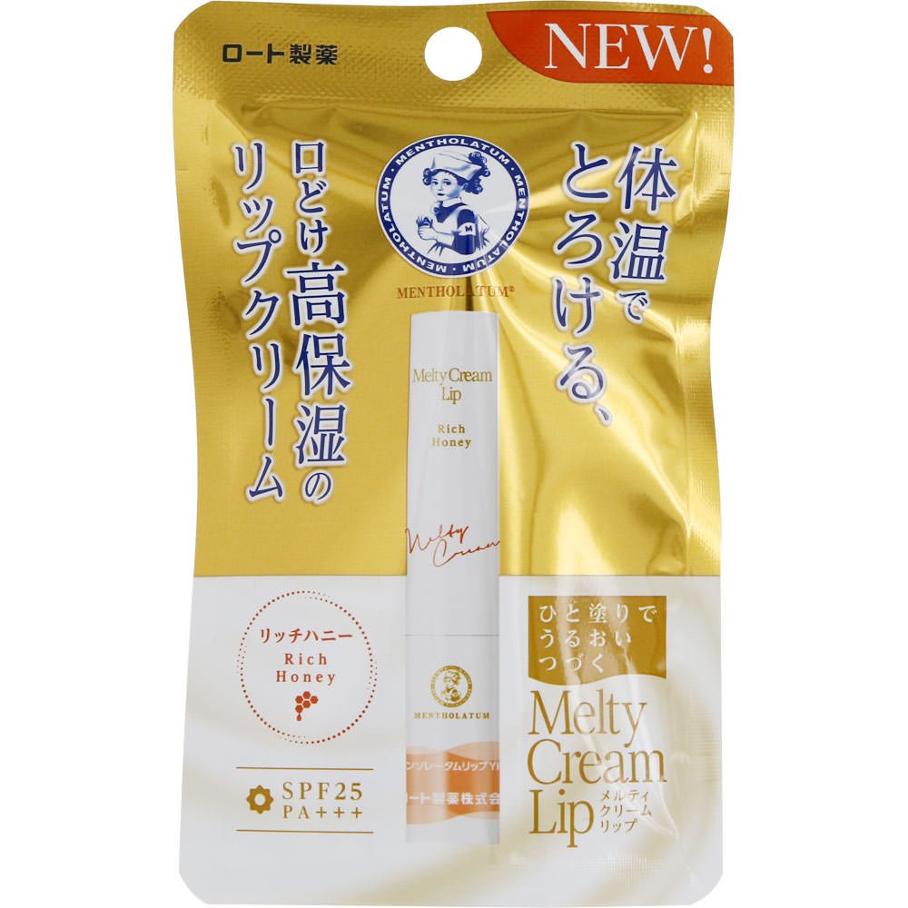 ROHTO Mentholatum Melty Cream Lip Balm SPF25 2.4g