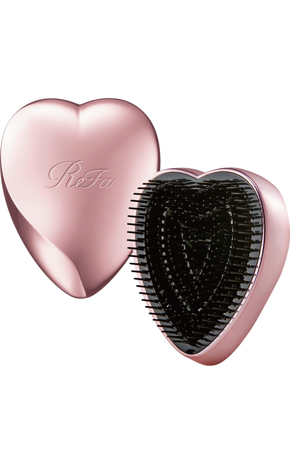ReFa Heart Brush RS-AJ00A, Heart-Shaped Hair Brush with Three-Segment Pins and Protective Cover, Seven Colours