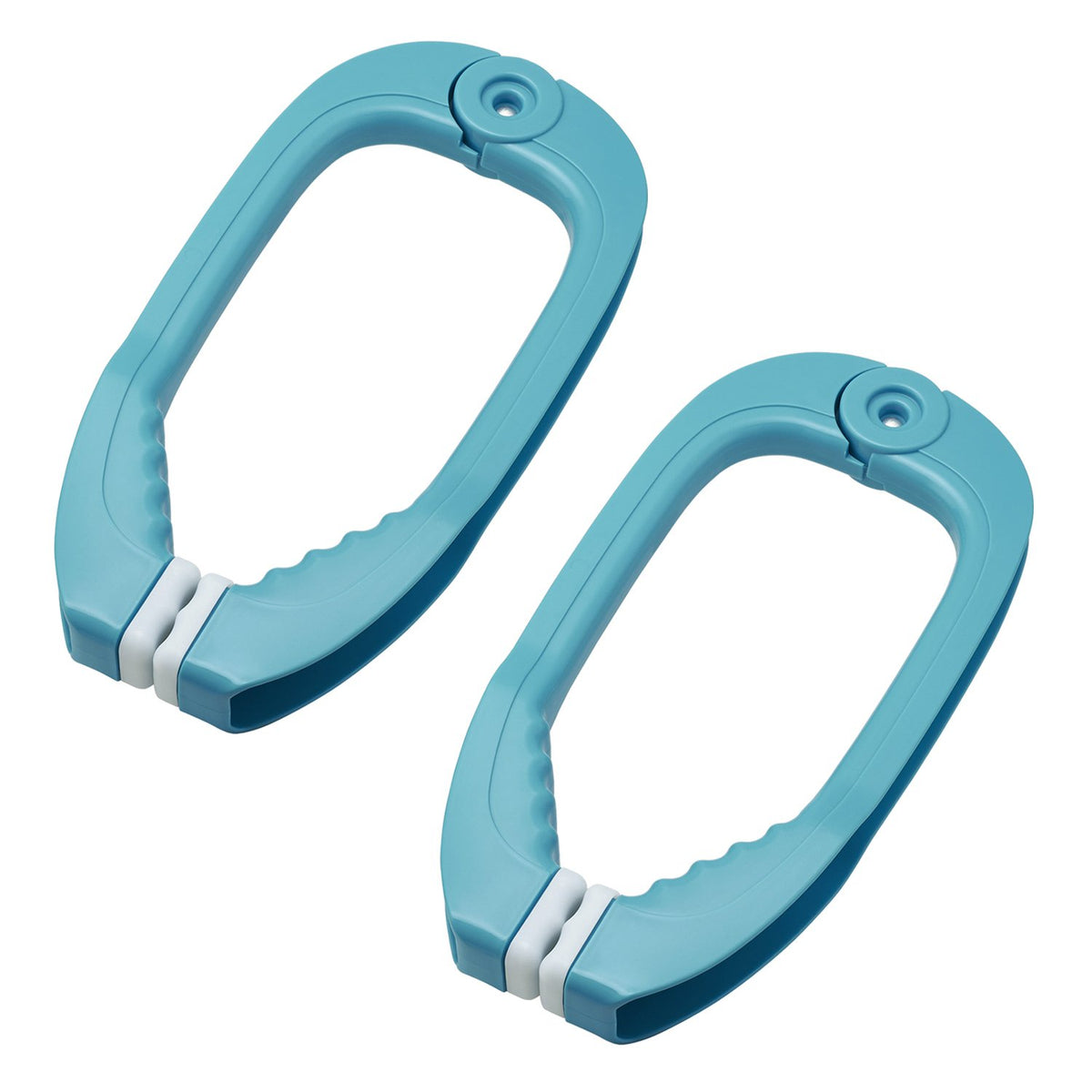 LEC Long Firm-Grip Futon Clips Set of 2, Movable-Arm Clips for Thick Balcony Railings and Walls, 19.5 x 3.5 x 34.5 cm and 292 g Each