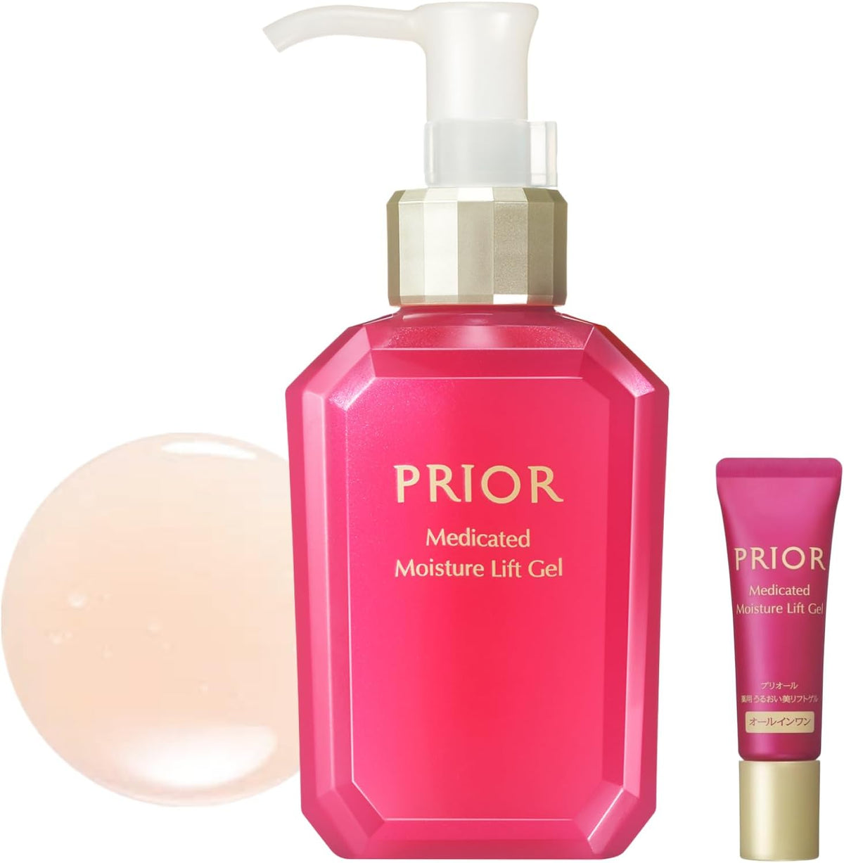 PRIOR Medicated Moisturizing Beauty Lift Gel All-In-One, 120mL Body Or 105mL Refill, Standard Or Cooling