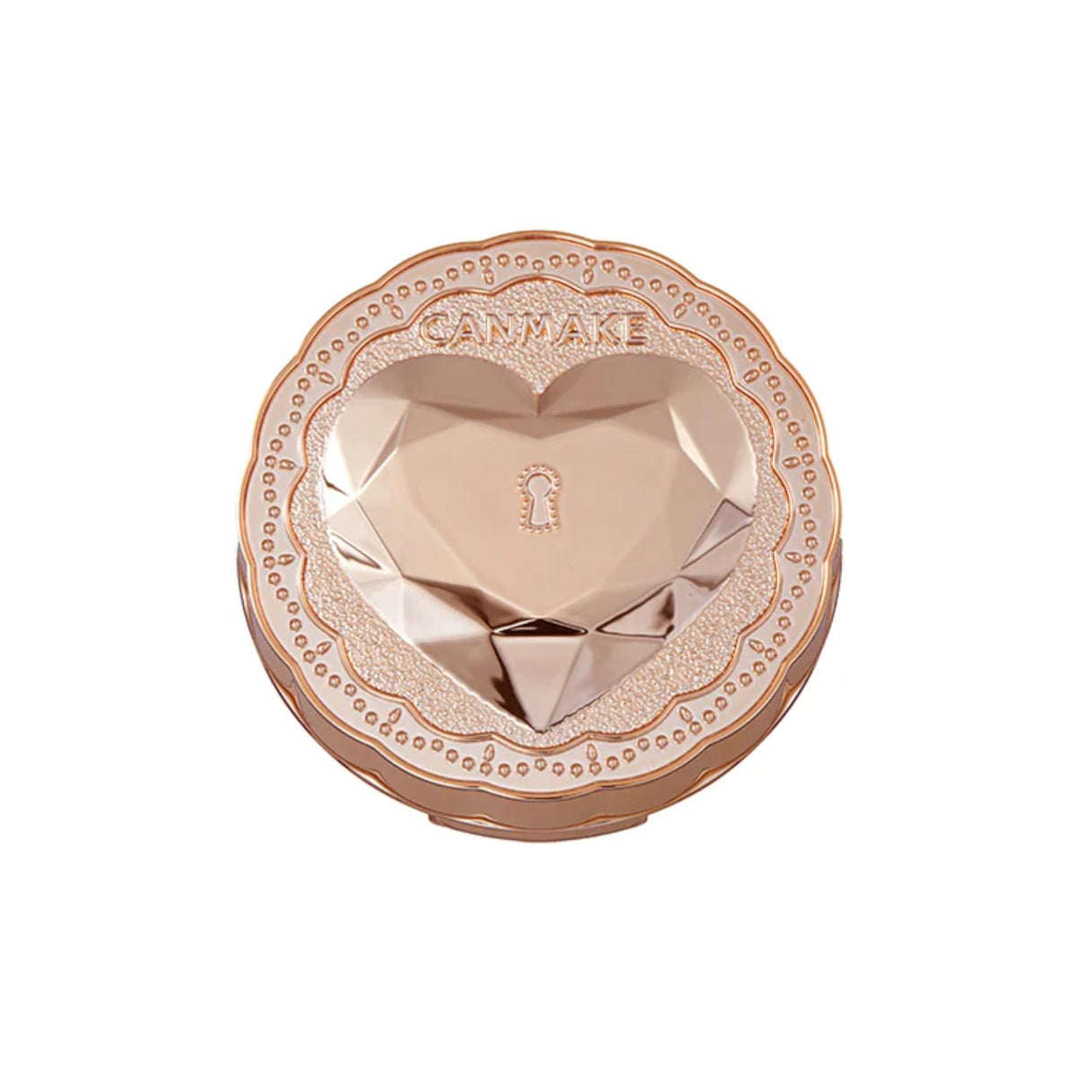 Canmake Secret Beauty Powder, Compact Pressed Face Powder with Mirror and Puff for Day, Night and Touch-Ups, 4.5 g