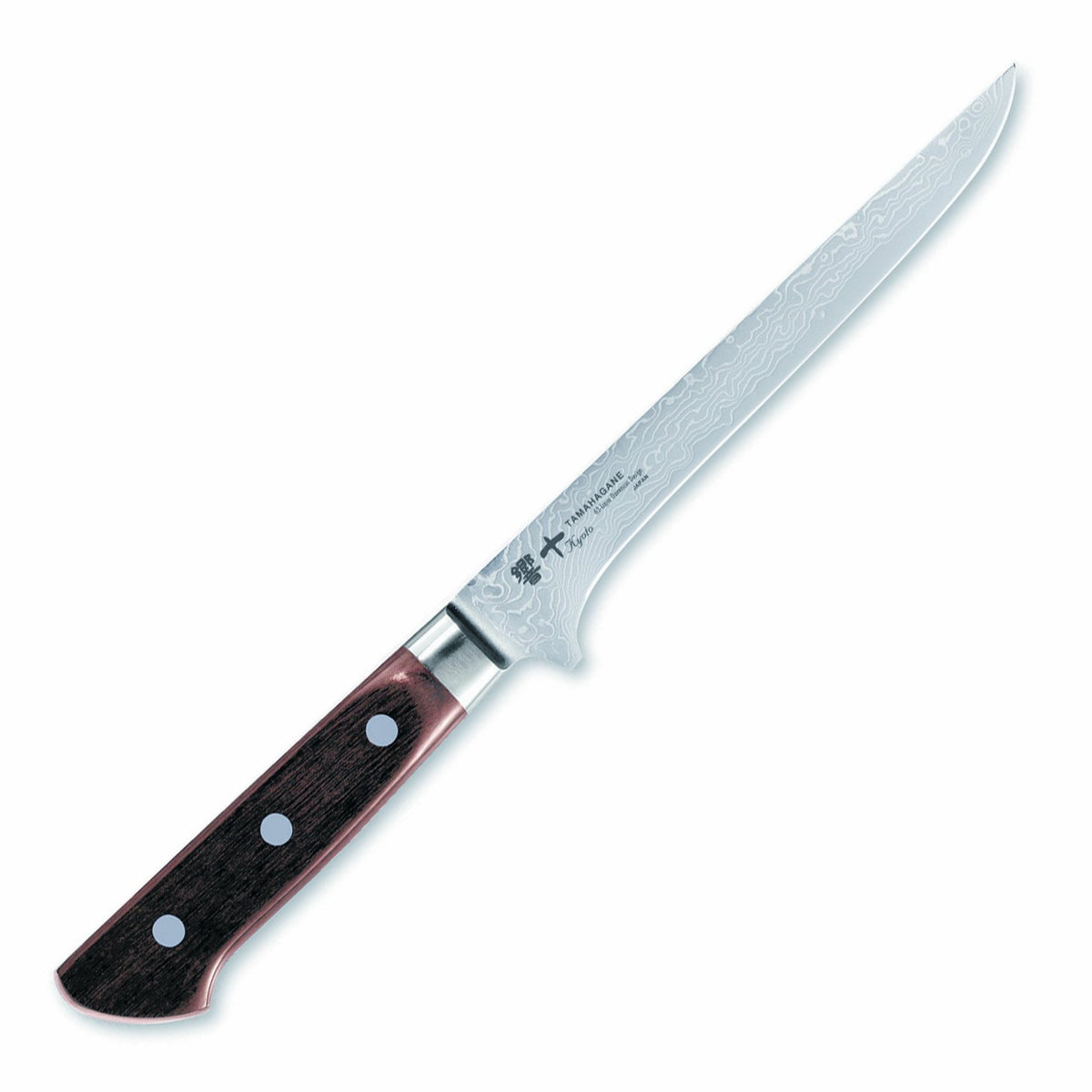 Tamahagane Kyoto 63-Layer Damascus Boning 160mm