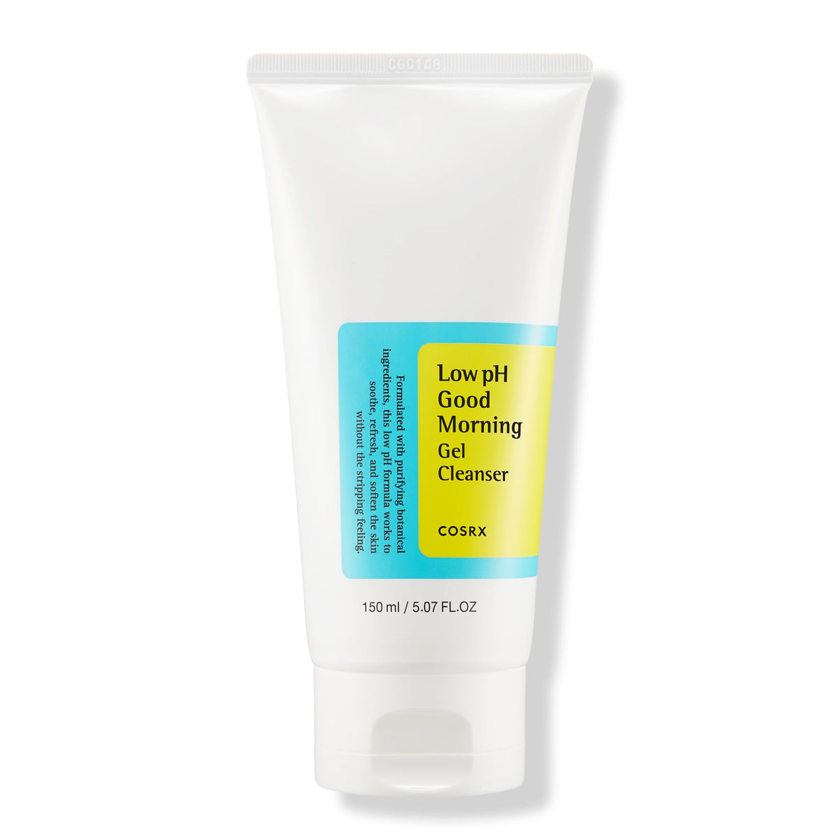 COSRX Low pH Good Morning Gel Cleanser, Gentle Daily Face Wash with BHA and Tea Tree Oil, 150 mL