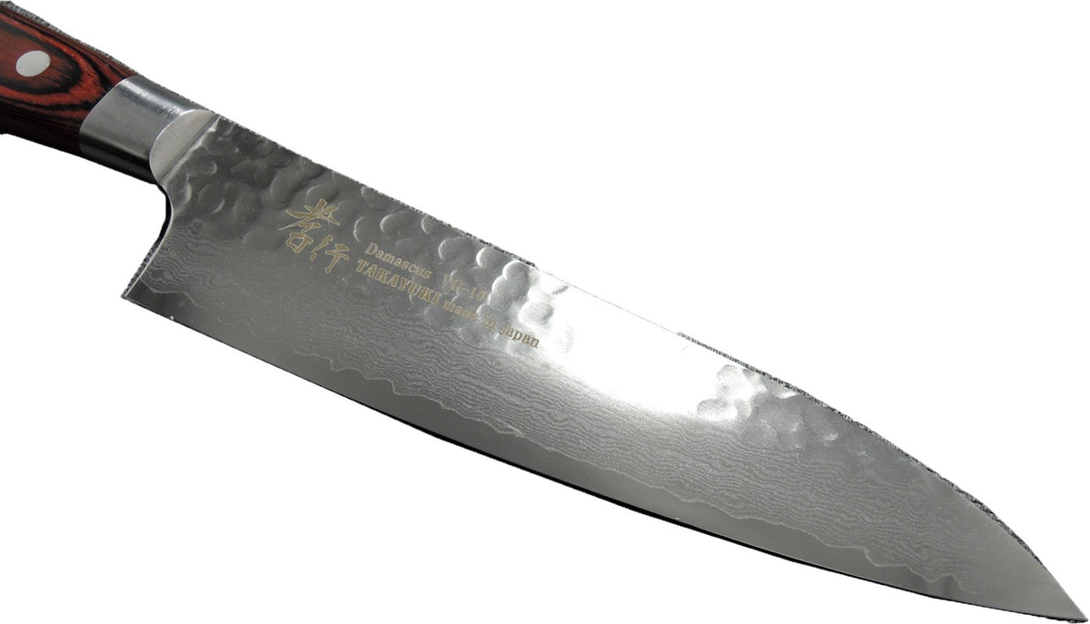 Sakai Takayuki Hammered Damascus Gyuto 180mm