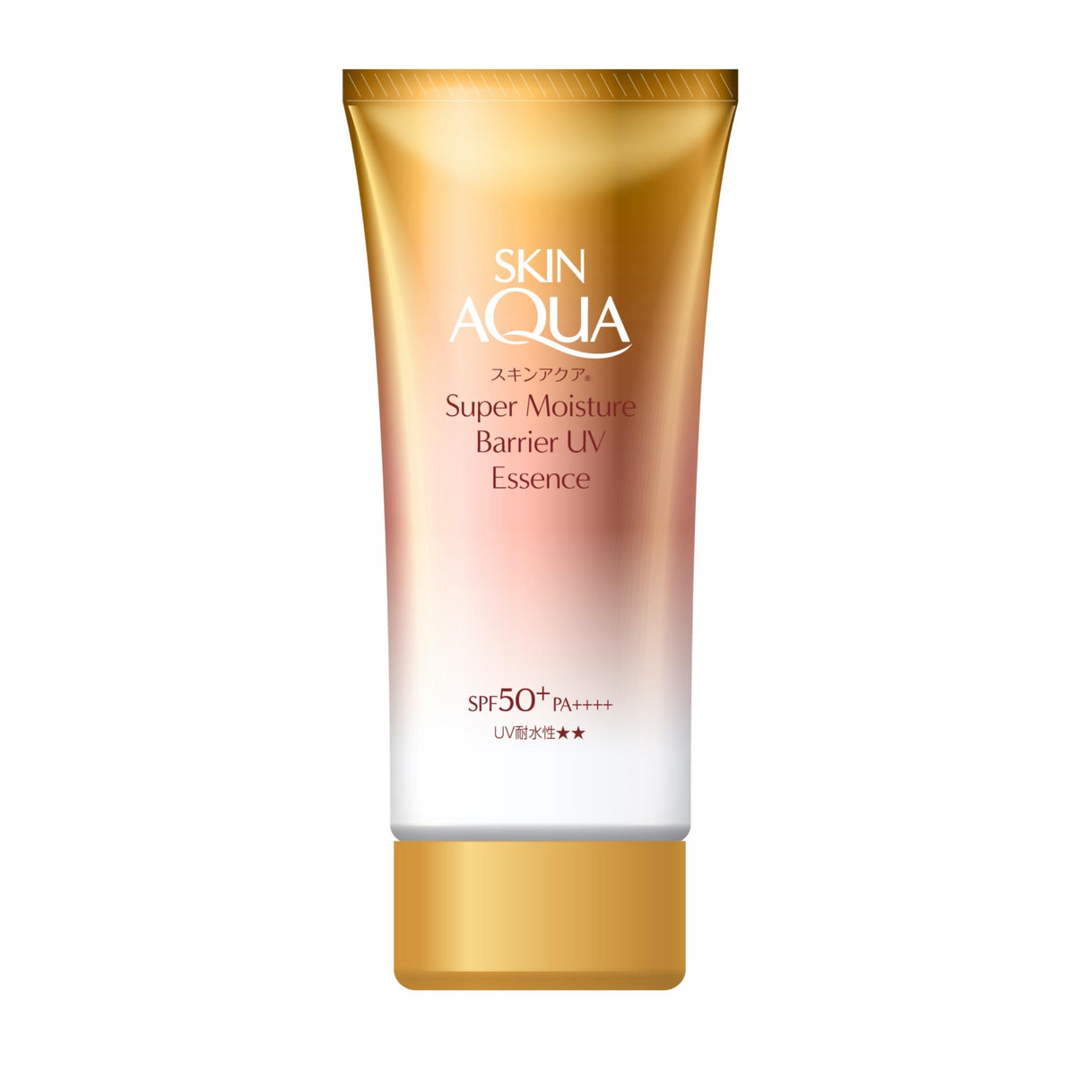 Skin Aqua Super Moisture Barrier UV Essence SPF50+ PA++++ 70 g, Super Waterproof Sunscreen Essence with Hyaluronic Acid, Fragrance-Free, Washes Off with Soap