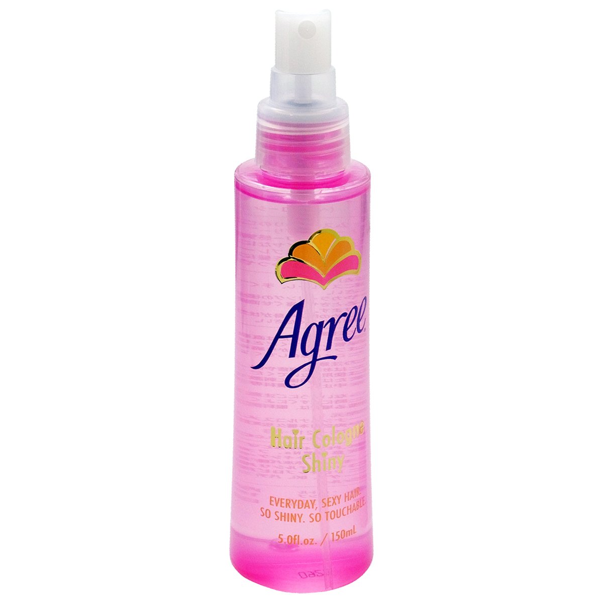 Agree Fragrance Hair Cologne Shiny, Woody Musk Scented Hair Lotion Mist with Jojoba Oil, Honey and Silk, 150 mL
